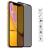 Für iPhone XR 9H 6D Anti-Peep-Hartglasfolie, für iPhone XR